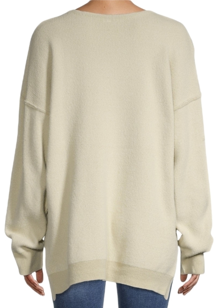 Free People Sweater-Weather V-Neck Sweater SIZE XSMALL‎ - Picture 2 of 16